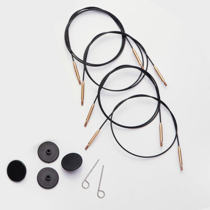 KnitPro Nadelseil Edelstahl 360°