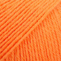 119 elektrisches orange uni colour