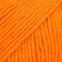 119 elektrisches orange uni colour